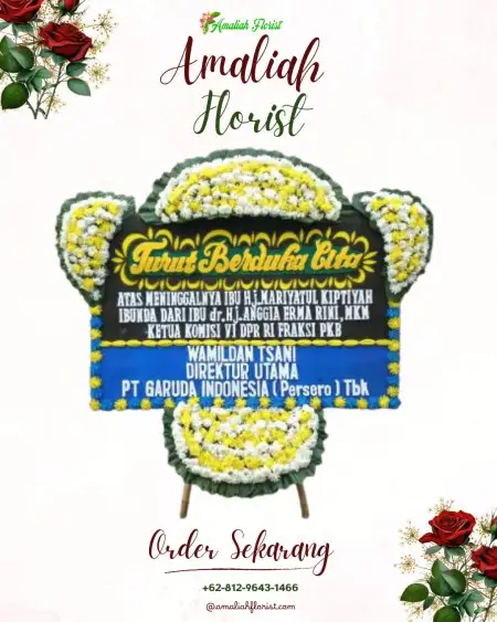 Papan Bunga Duka Wangon
